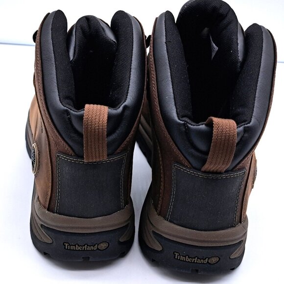 Timberland Men's Flume Mid Waterproof Hiking Boot, Dark Brown - Size 11.5 - Picture 2 of 16